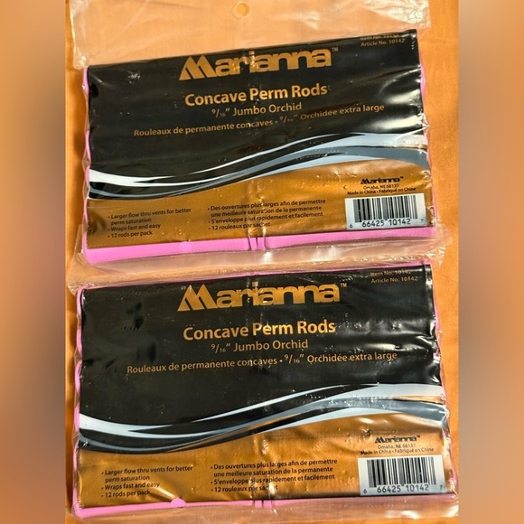 Marianna Other - Marianna Concave Perm Rods Jumbo purple 9/16 2 sets of 12